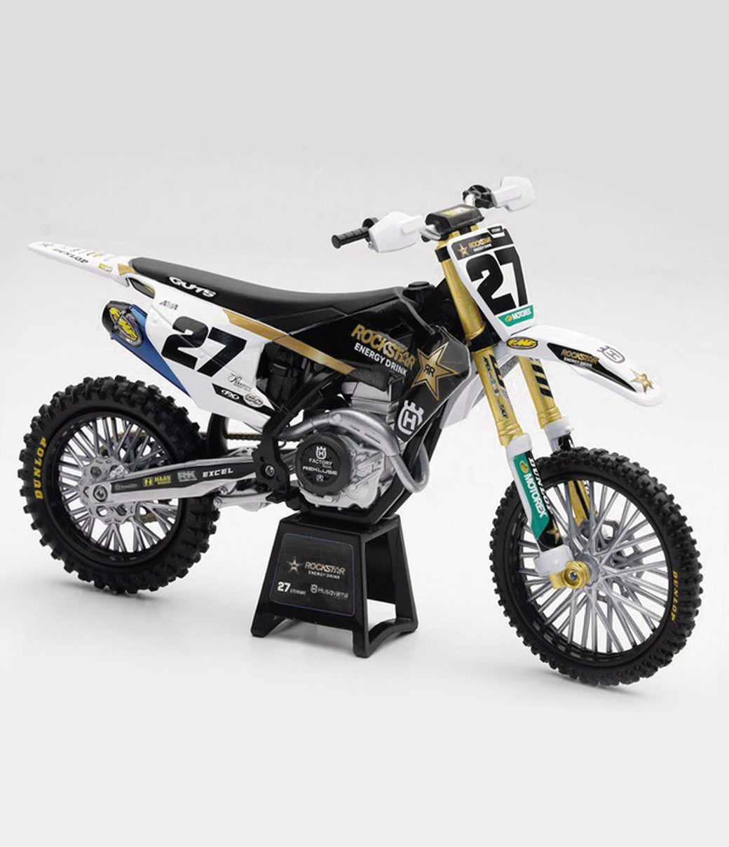 Rockstar Husqvarna dirtbike # 27 Malcolm Stewart