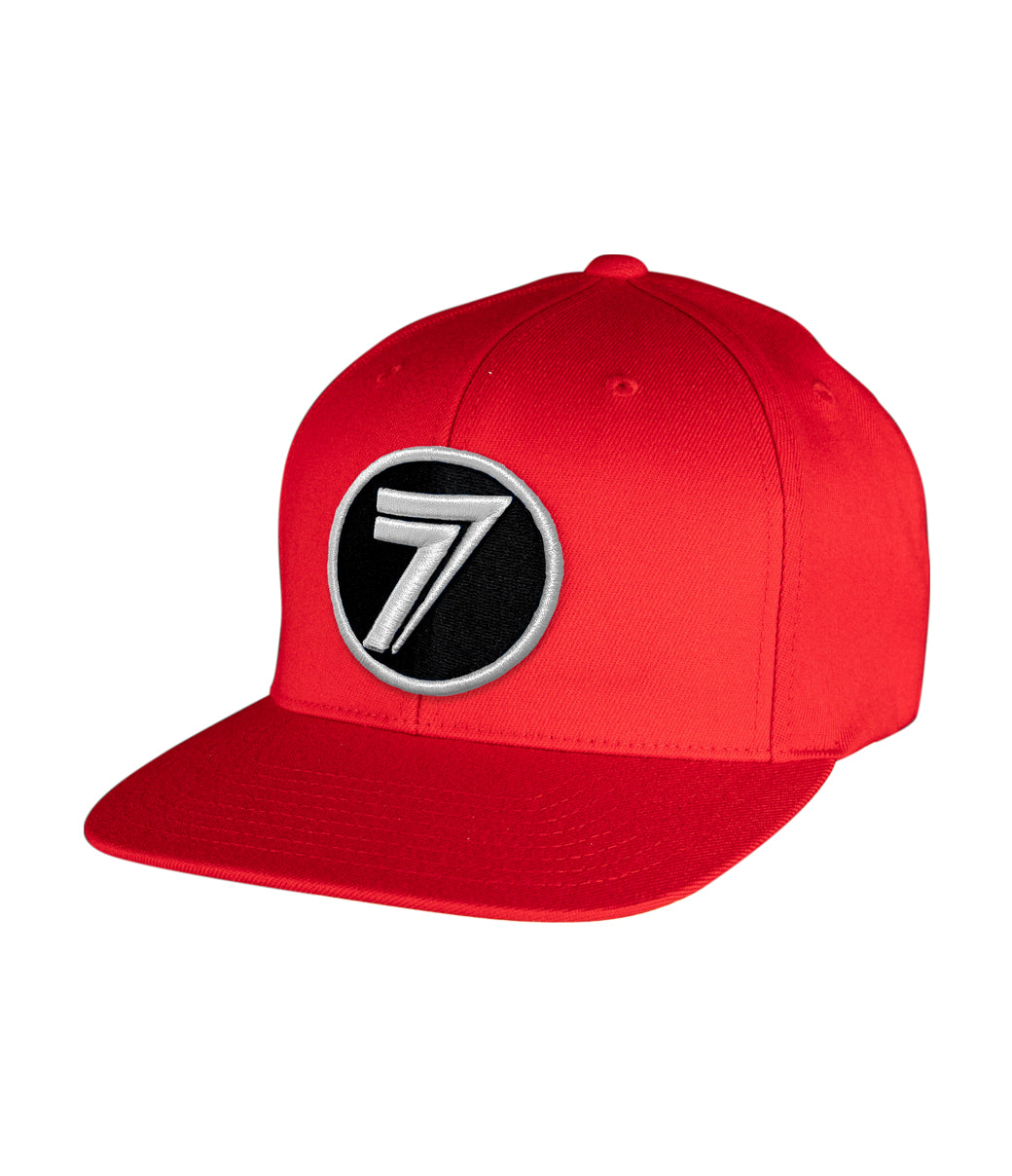 Dot Patch Hat Red
