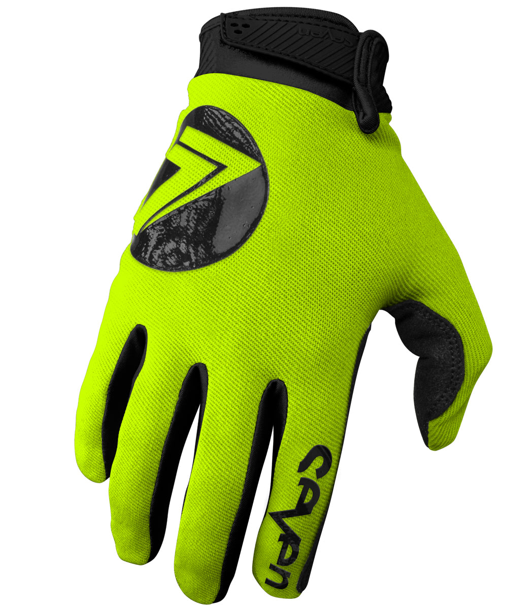 Youth Annex 7 Dot Glove Flo Yellow
