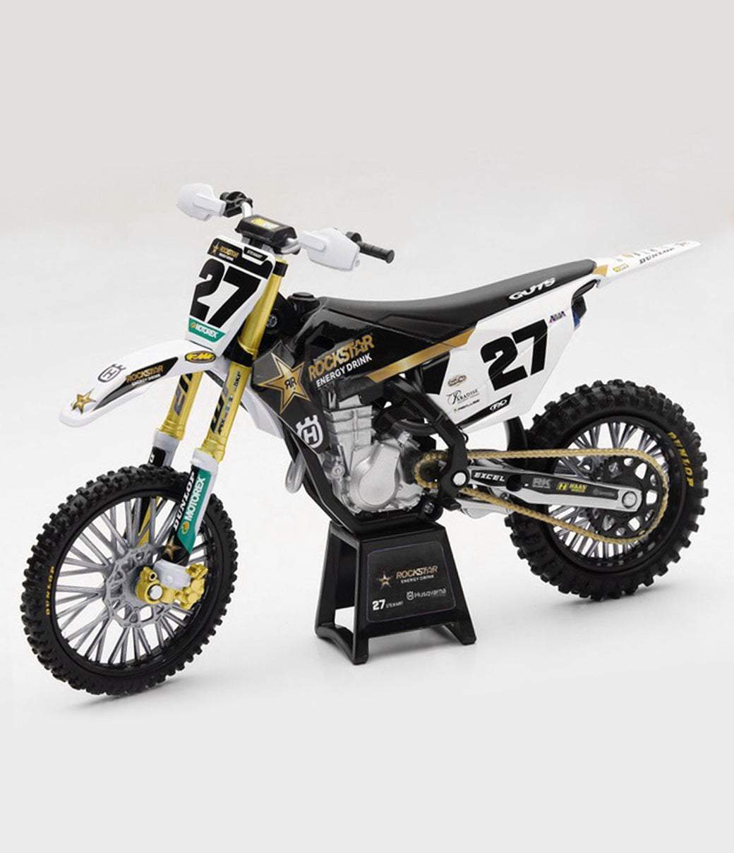 Rockstar Husqvarna dirtbike # 27 Malcolm Stewart