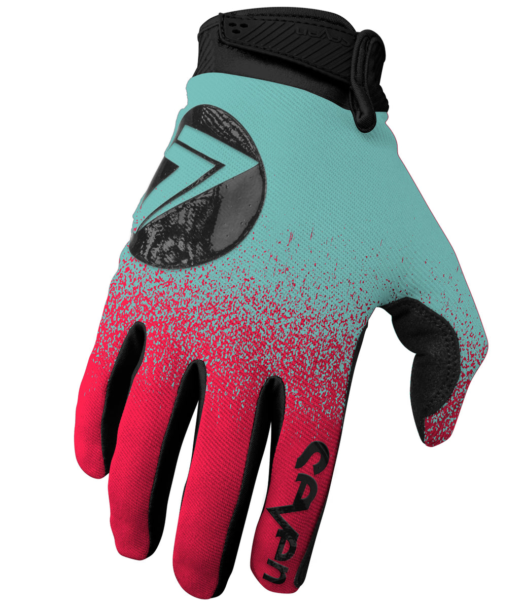 Annex 7 Dot Glove Flo Red/Blue – Seven MX