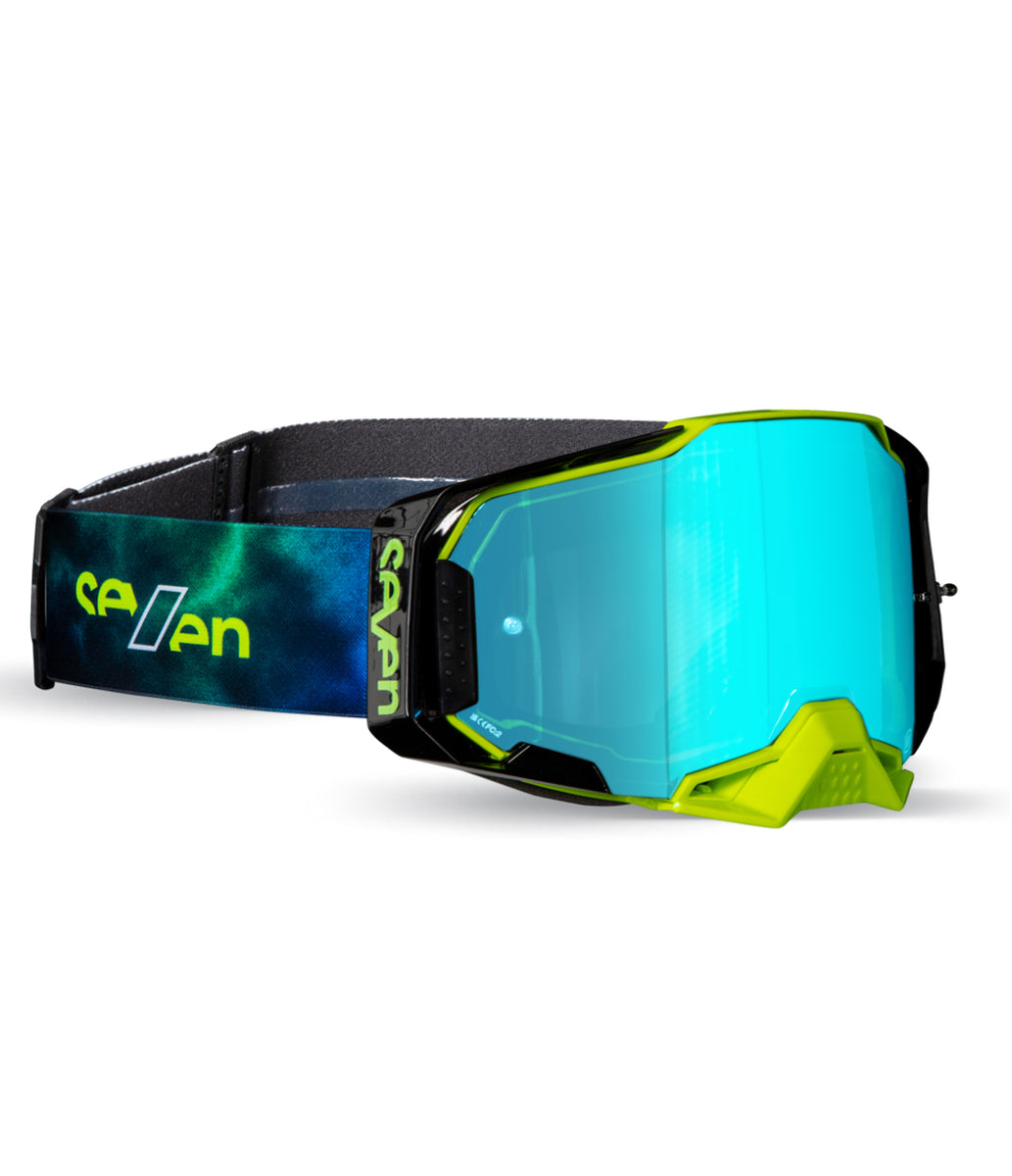 ARMEGA HAZE GOGGLE BLACK/FLO YELLOW OSFM – Seven MX