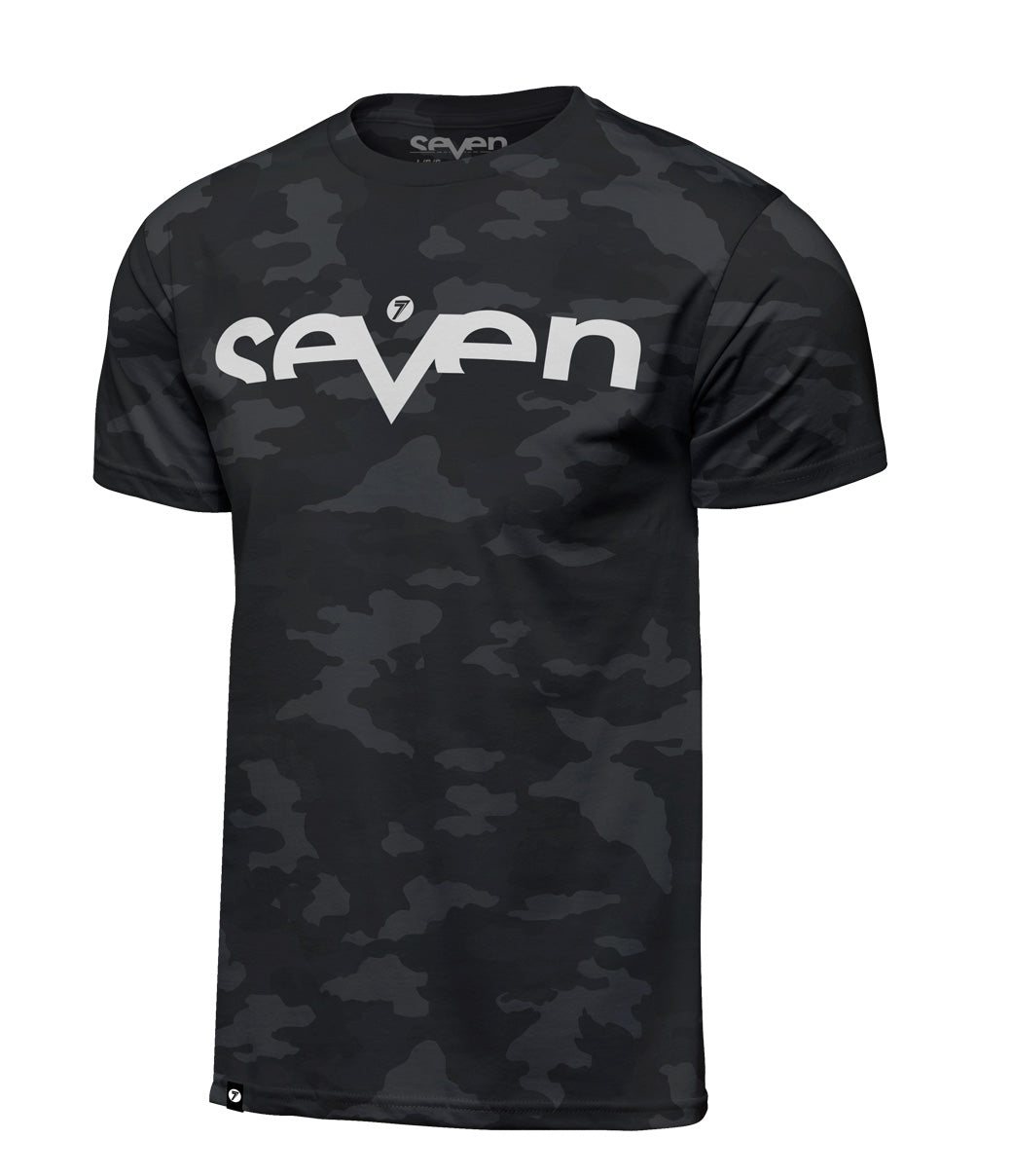 Brand Tee Black Camo