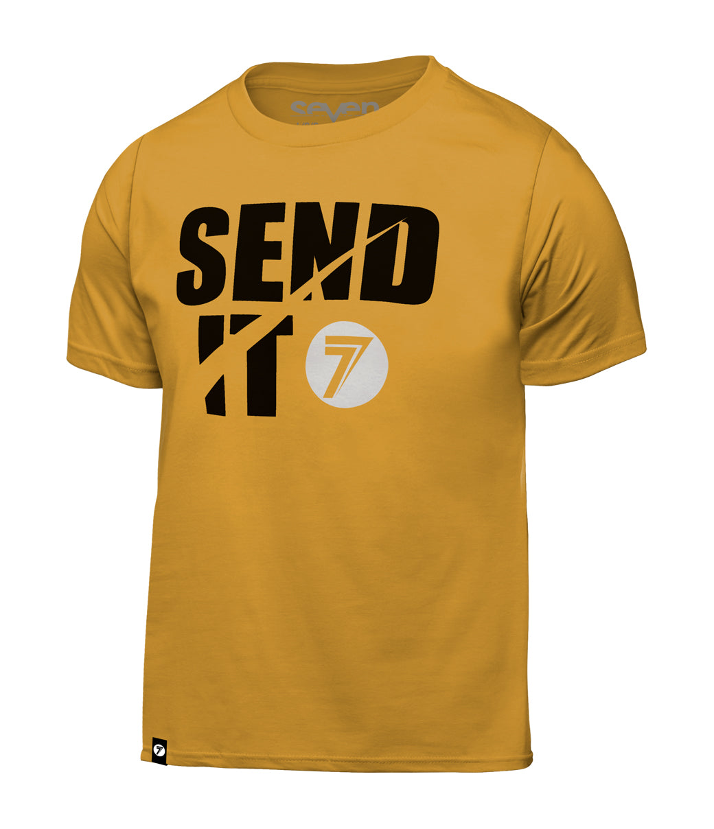 Youth Send It Tee Gold
