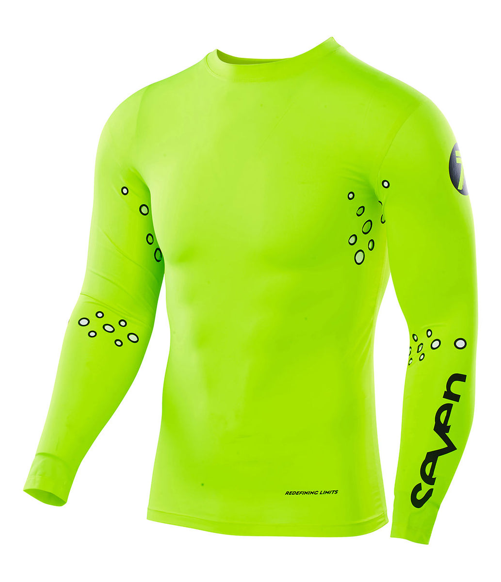 Zero Laser Cut Compression Jersey - Flo Orange – Seven MX