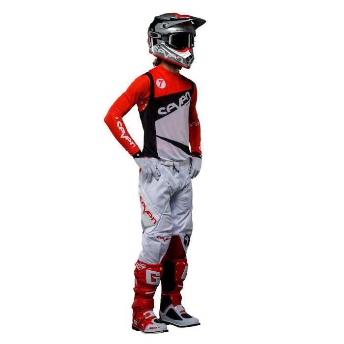 Jersey de compresión de corte láser cero - Rojo