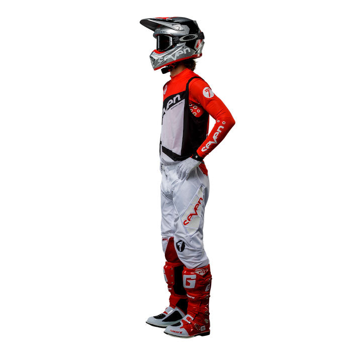 Jersey de compresión de corte láser cero - Rojo