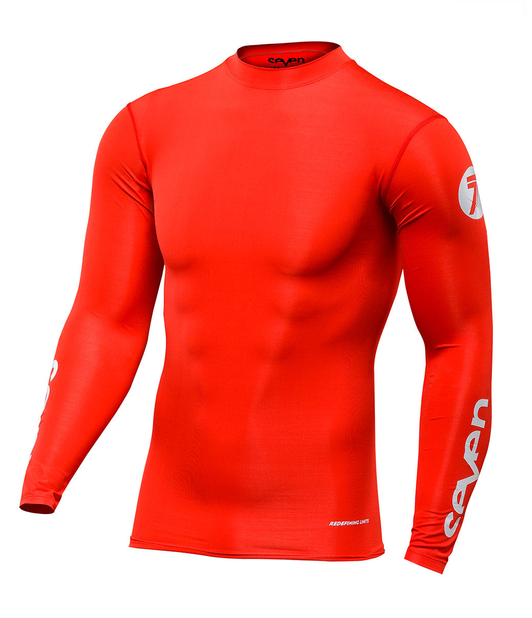 Camiseta de compresión cero - Rojo