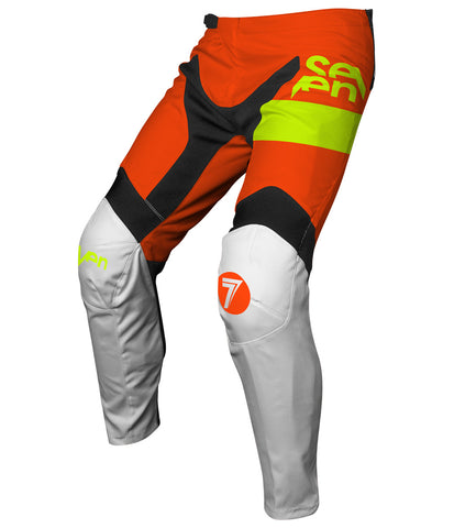 Vox Fracture Pant - White/Flo Orange