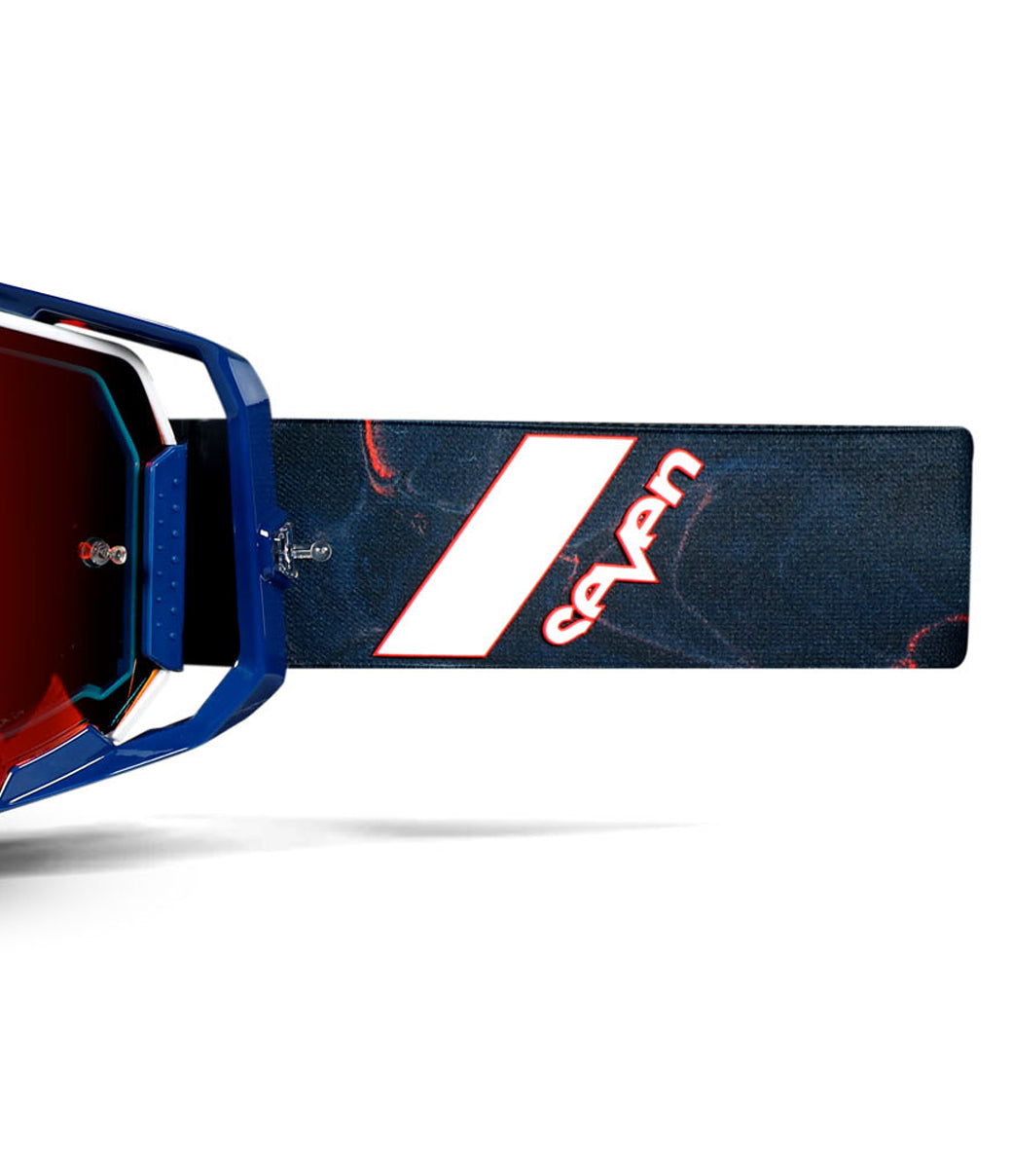 ARMEGA ONYX GOGGLE RED/NAVY OSFM