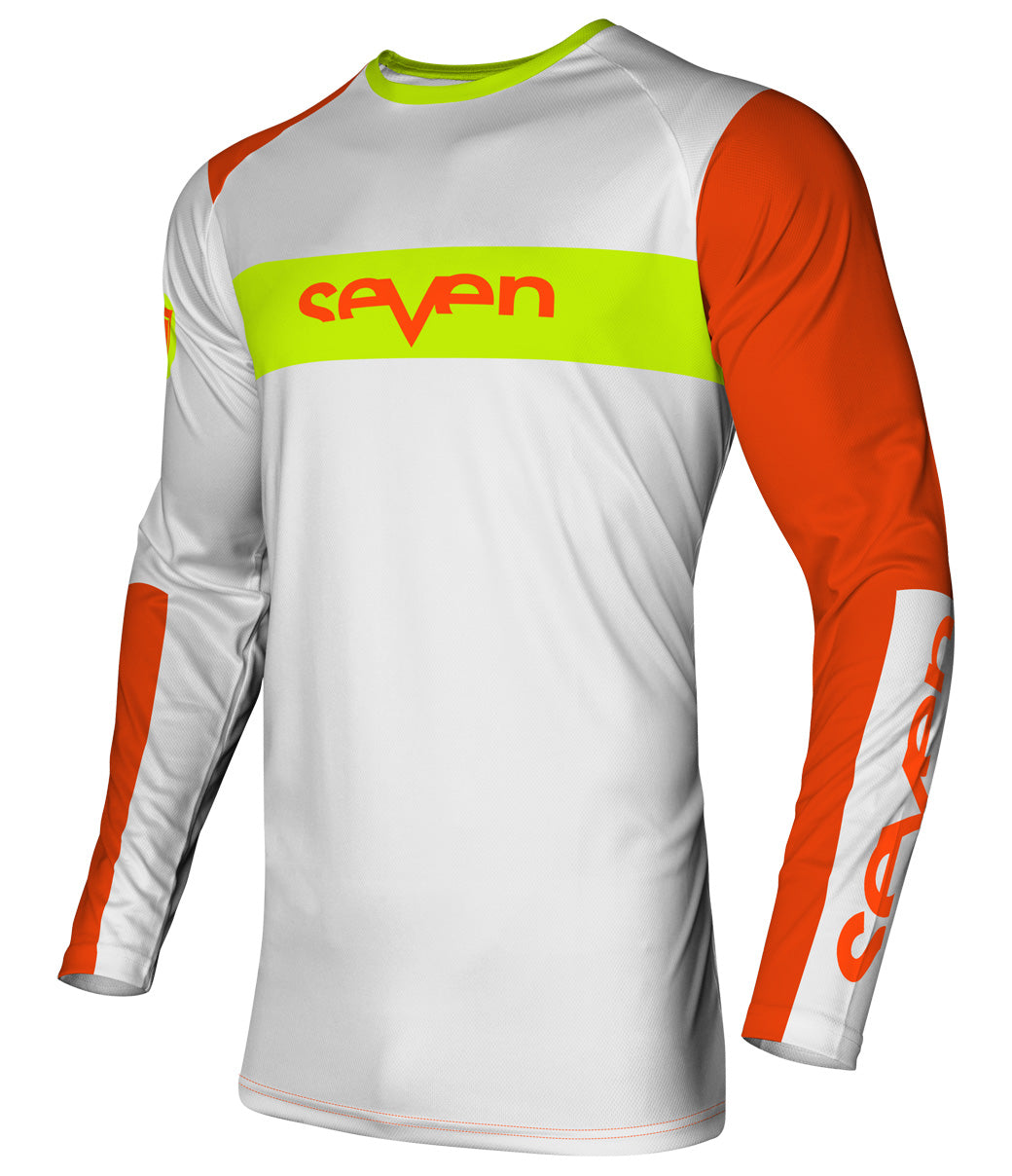 Vox Fracture Jersey - White/Flo Orange