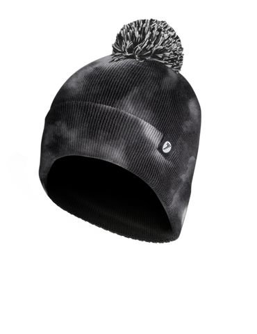 Defined Beanie Black Tie Dye