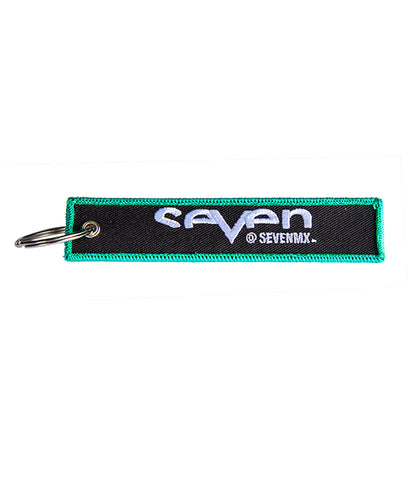 Embroidered Brand Keychain Black