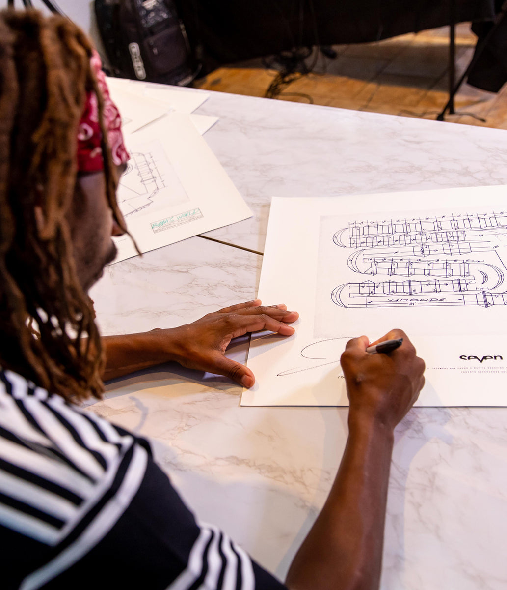 LE Autographed JS Fine Art Track Map Prints-US – Seven MX