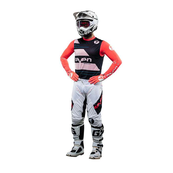 Zero Ethika Over Jersey - White/Purple – Seven MX