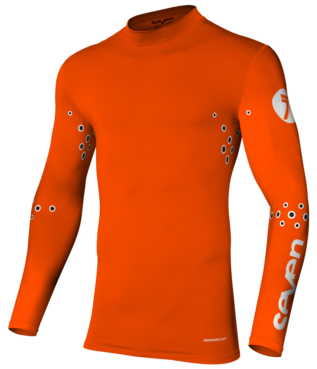 Zero Laser Cut Compression Jersey - Flo Orange